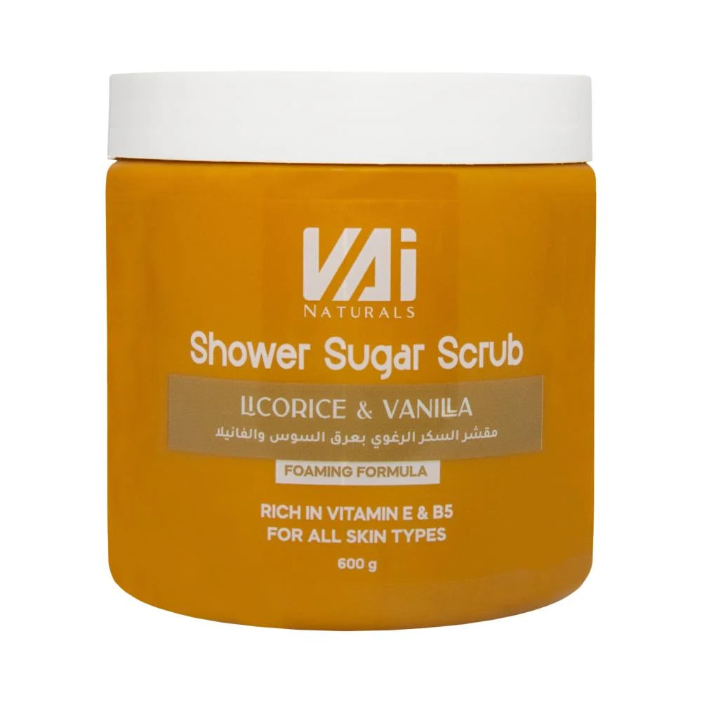 VAI Licorice & Vanilla Foaming Sugar Scrub 600ml