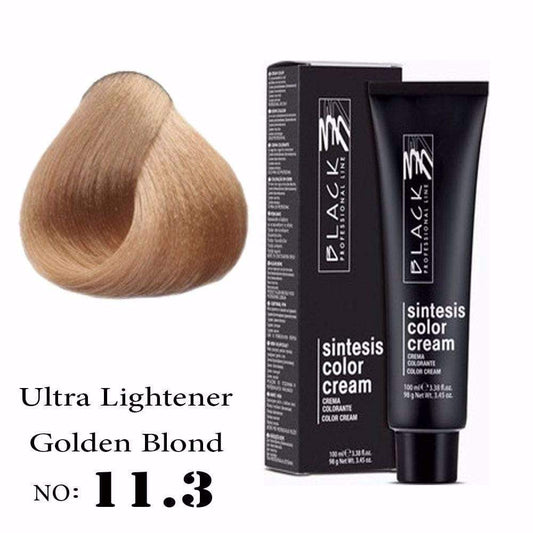 Black Sintesis Color Cream Ultra Lightener Golden Blond 11.3