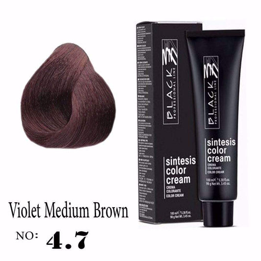 Black Sintesis Color Cream Volet Medium Brown 4.7