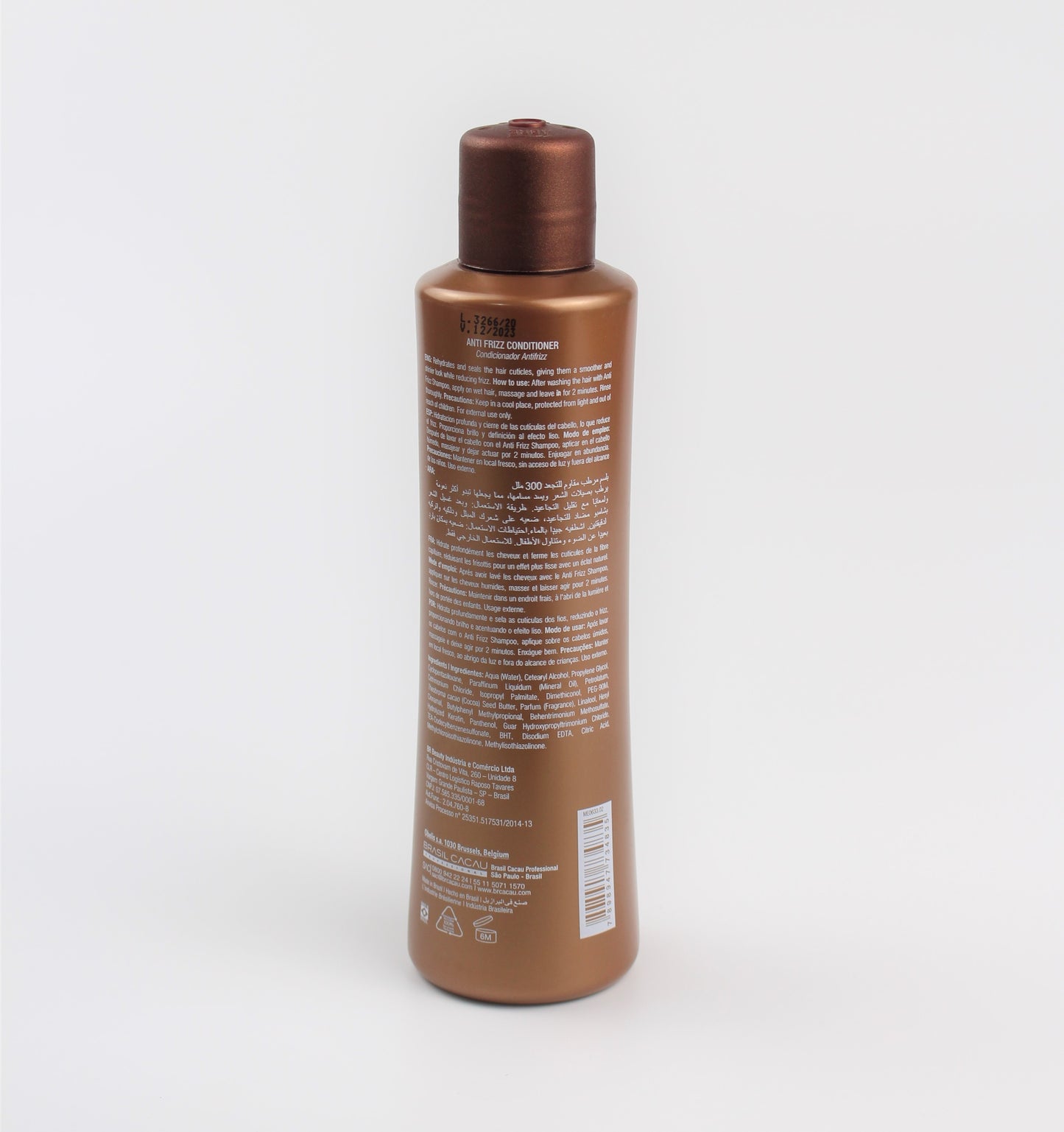 BRASIL CACAU - A-B-ANTI FRIZZ SHAMPOO& CONDITIONER-300ml