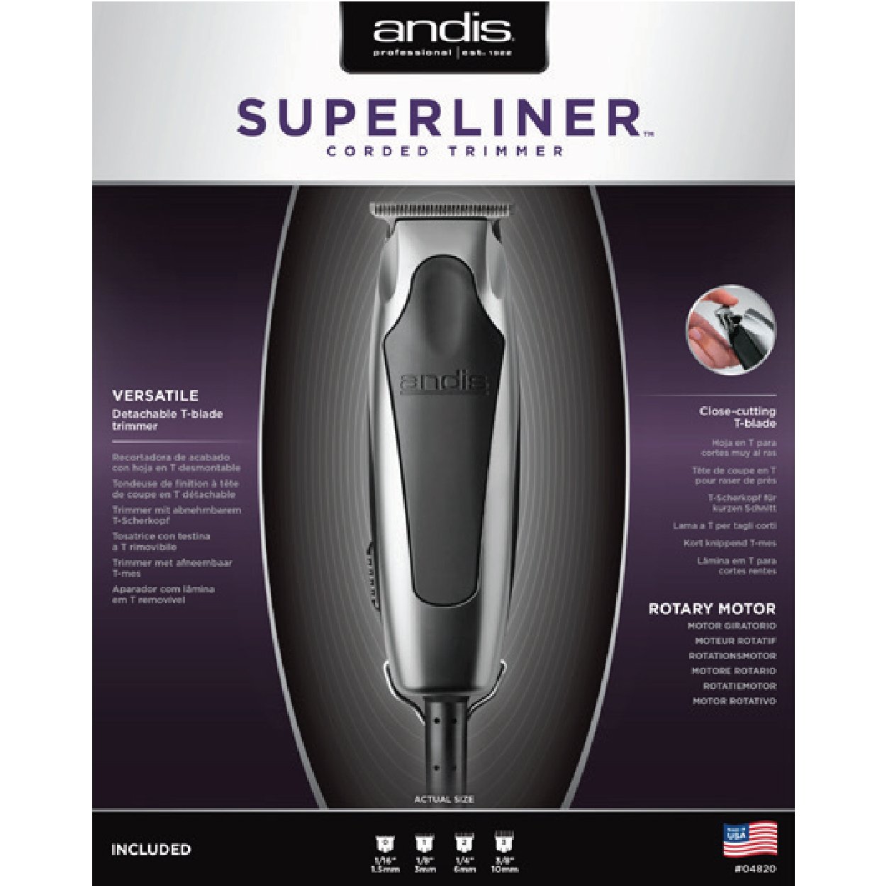 ANDIS Superliner T-Blade Trimmer 04840