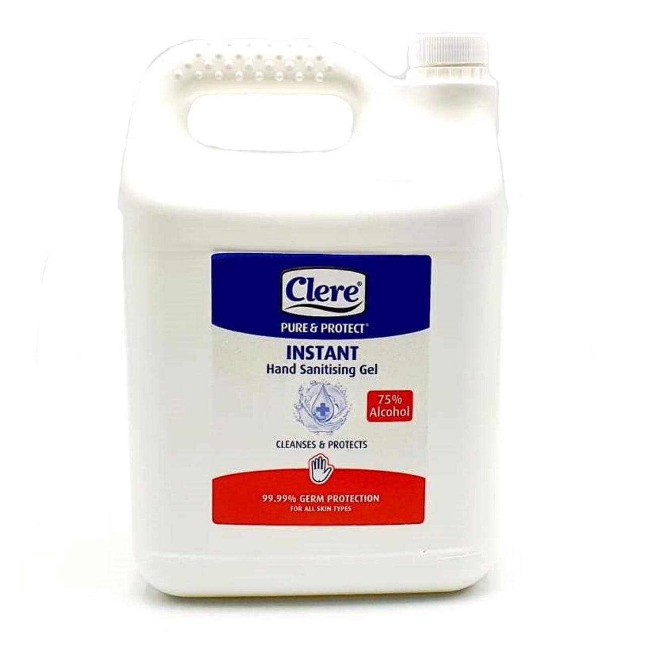 Clere Hand Sanitizing Gel 5L