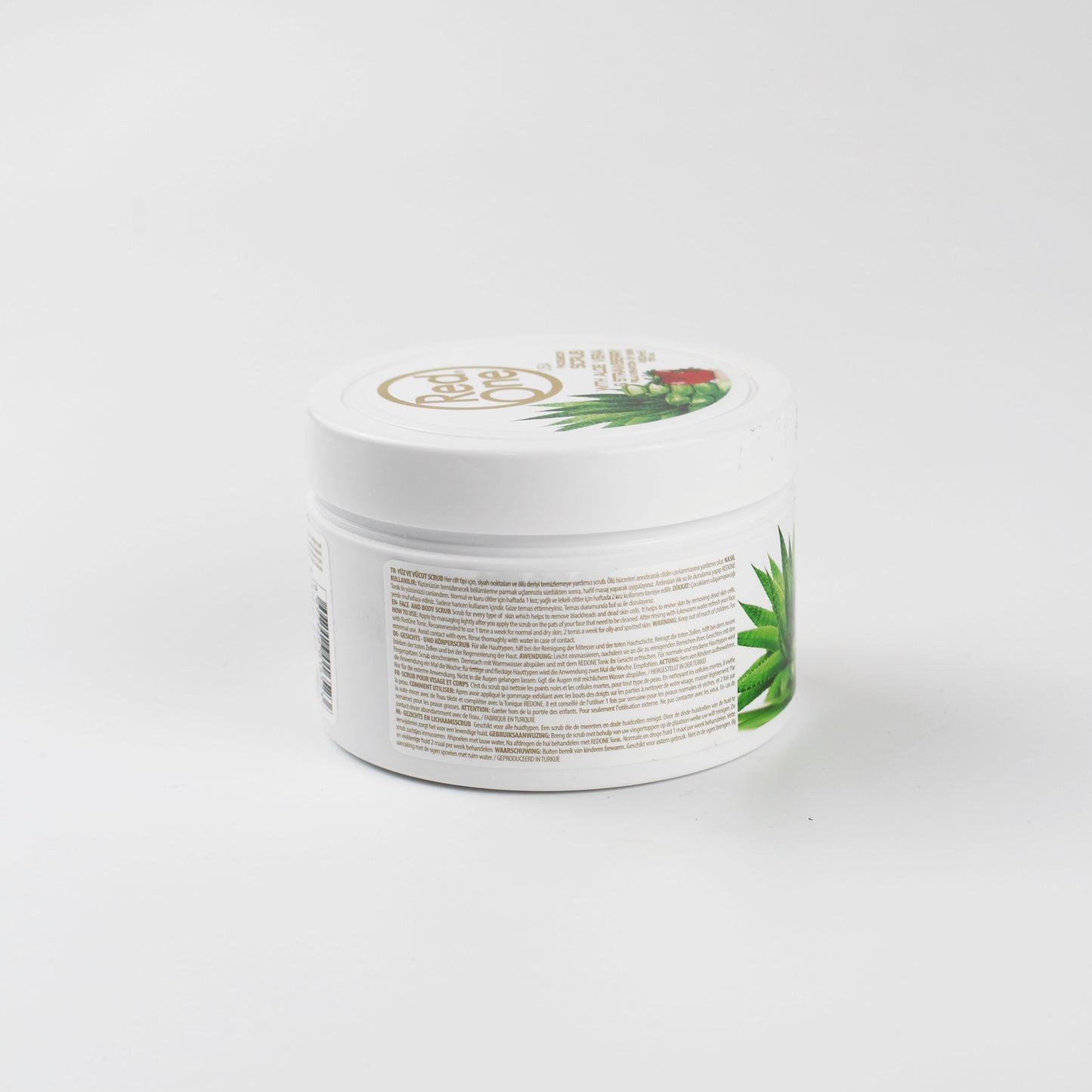 FACE &BODY SCRUB -ALOA VERA & STRAWBERRY-red one