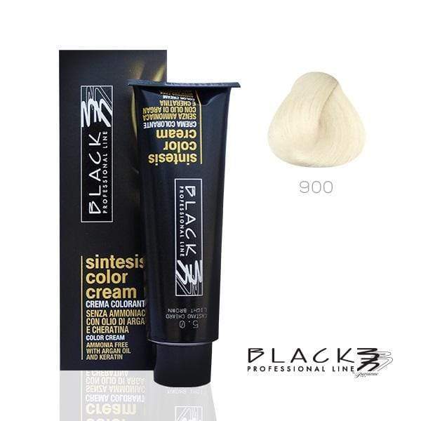 Black  Sintesis Color Cream Ammonia Free Natural Ultra Lightener N900