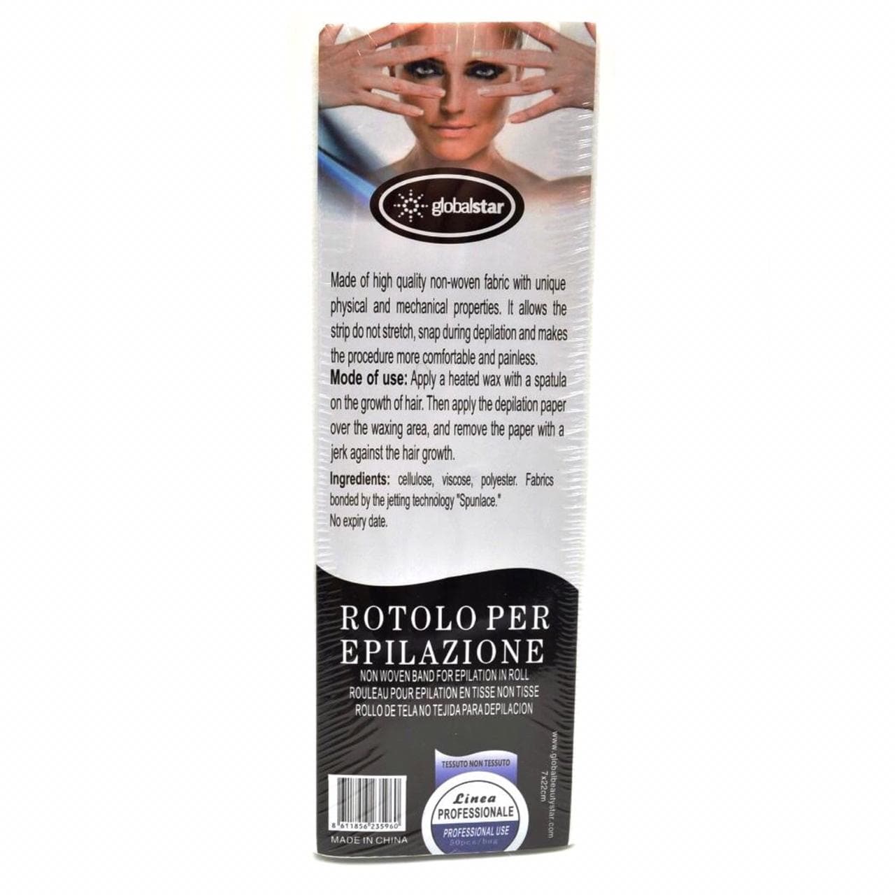 Globalstar Depilating Wax Paper Strips 25 pcs