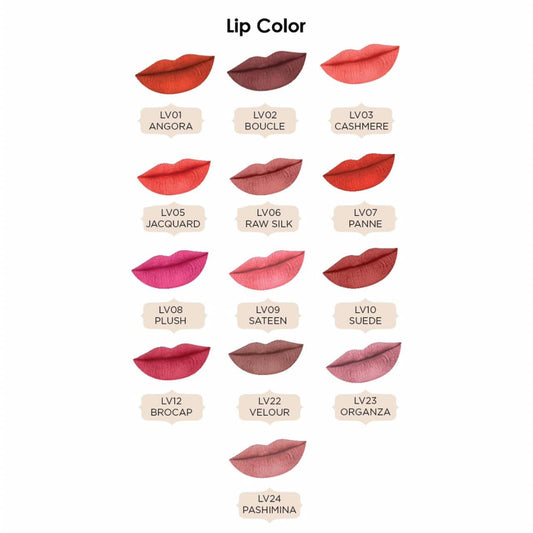 Palladio Velvet Matte Cream Lip Color