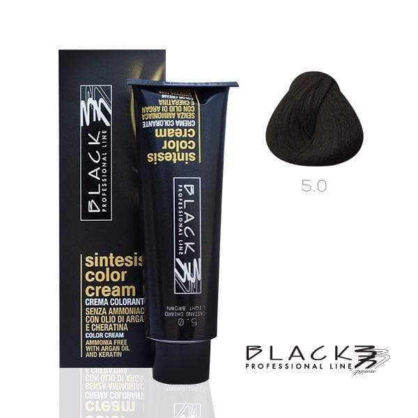 Black Sintesis Color Cream Ammonia Free Light Brown N5.0