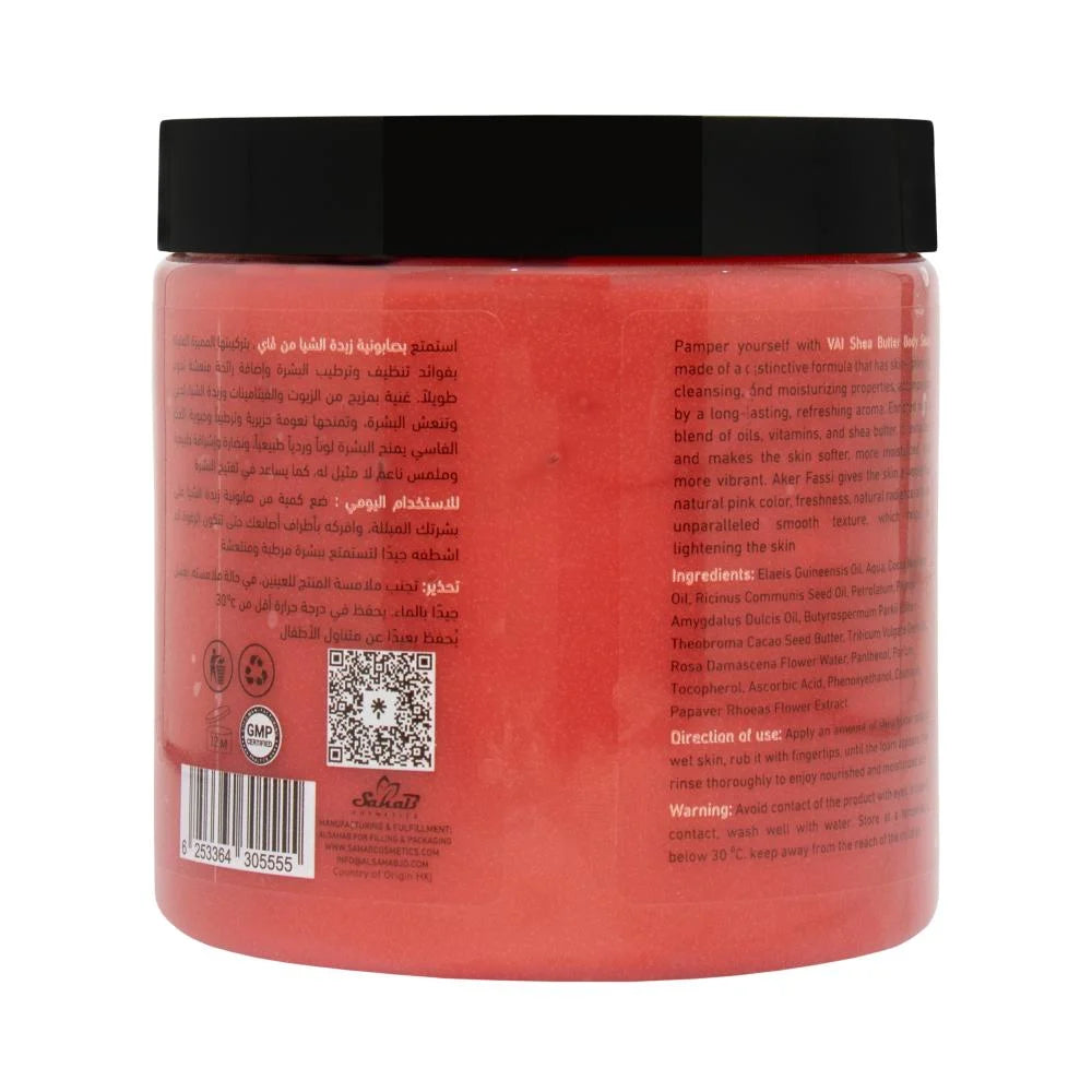 VAI Shea Butter Soap with Fassi Oud and Rose 500ml