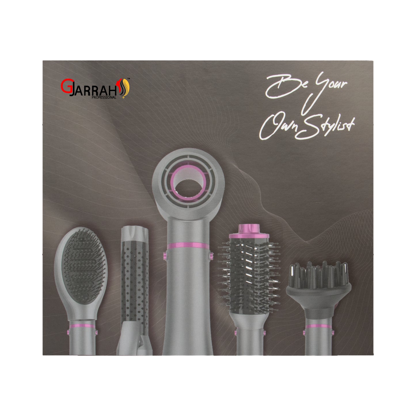 GJarrah hair drying brush 5 in 1 (five accessories) GJ-3188