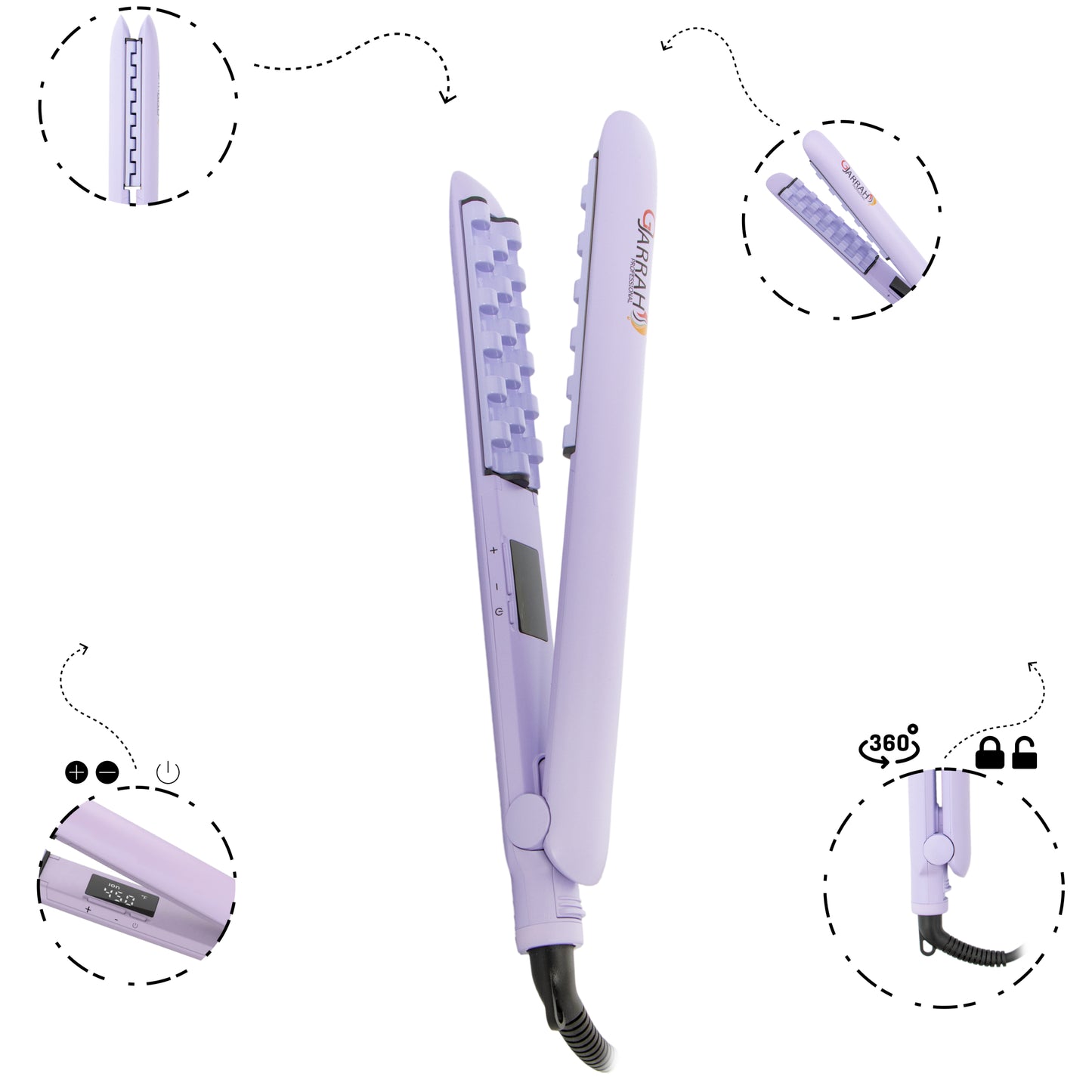 Gjarrah Ceramic surgeon hair straightener GJ-2315