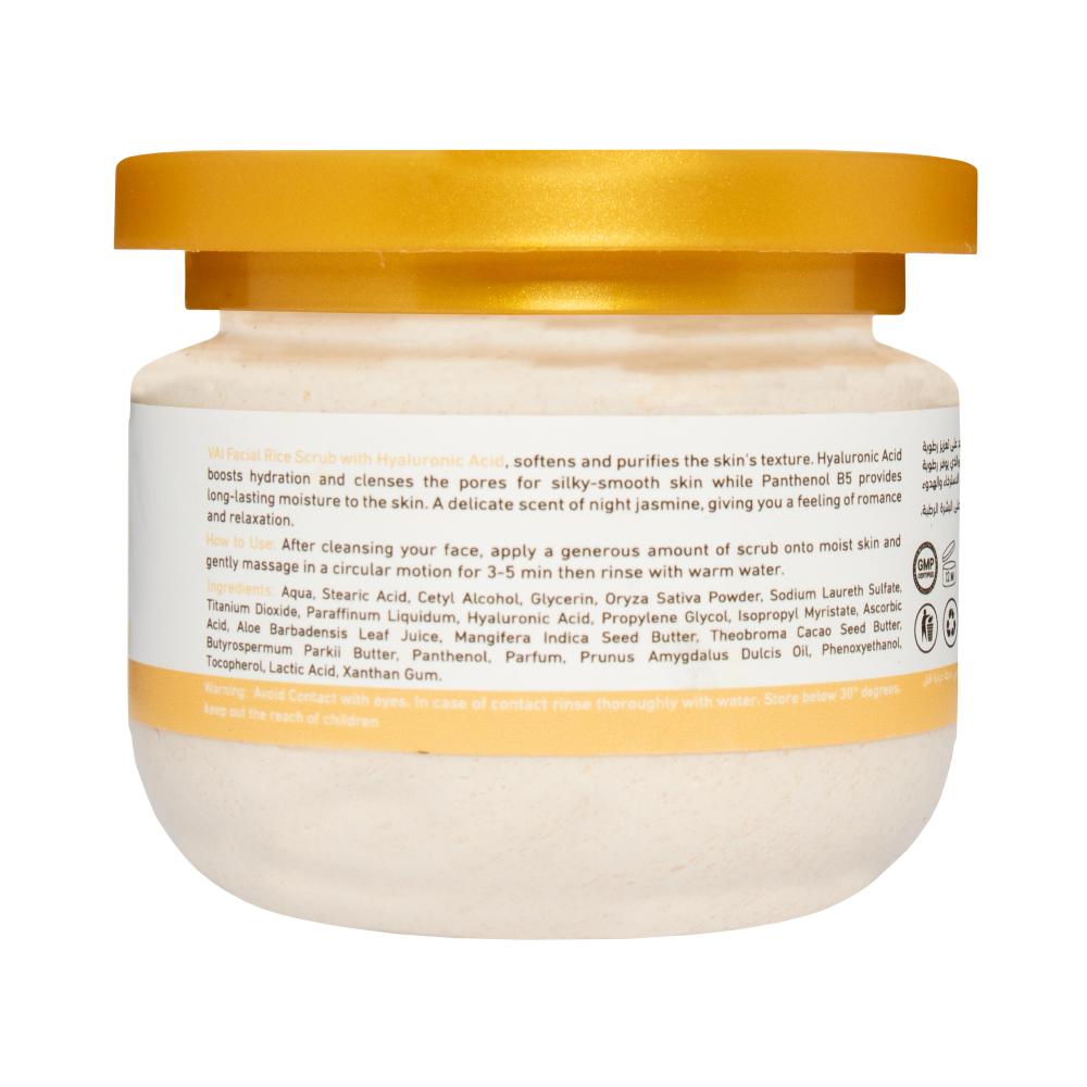 VAI Rice Body Scrub with Hyaluronic and Jasmine 280ml