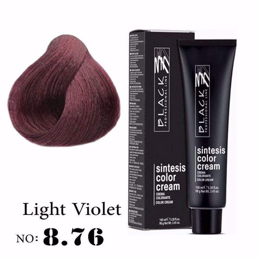 Black Sintesis Color Cream Light Violet 8.76