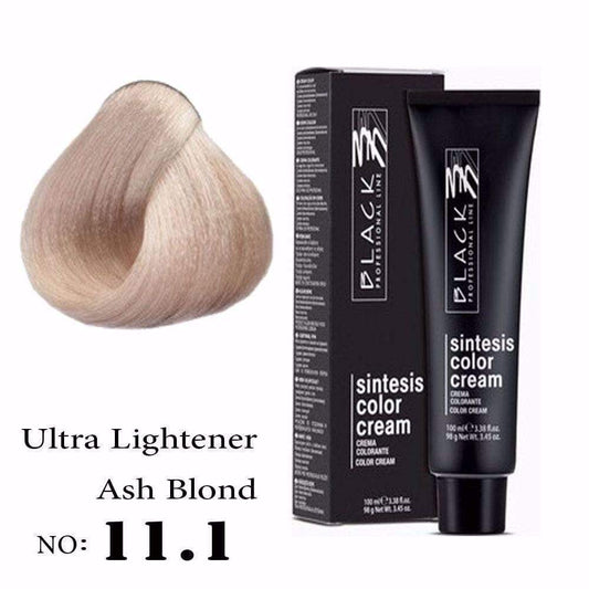 Black Sintesis Color Cream Ultra Lightener Ash Blond 11.1
