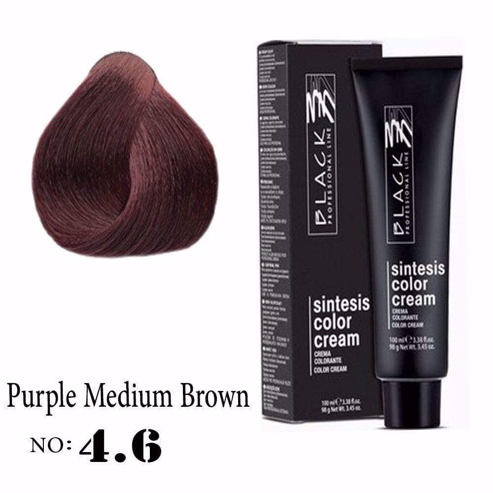 Black Sintesis Color Cream Purple Medium Brown 4.6