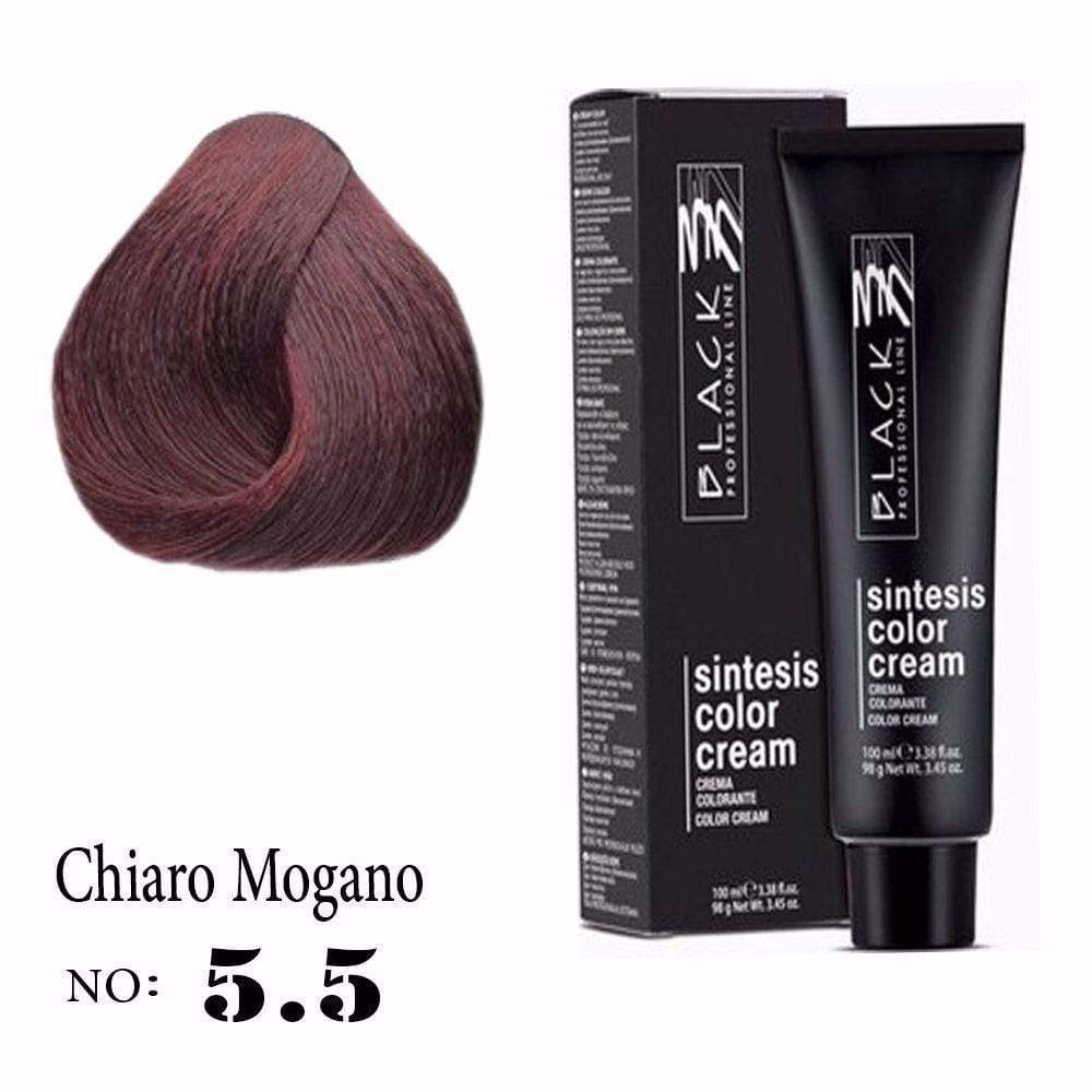 Black Sintesis Color Cream Mahogany Light Brown 5.5