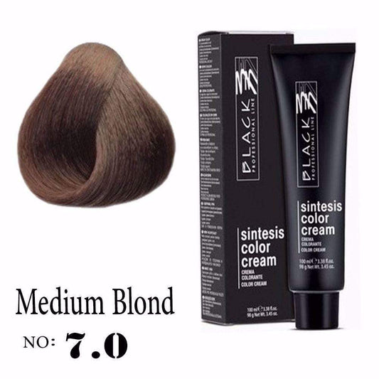 Black Sintesis Color Cream Medium Blond 7.0
