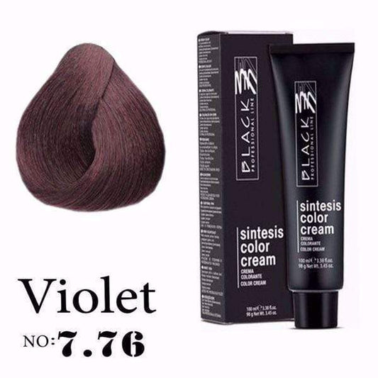 Black Sintesis Color Cream Violet 7.76