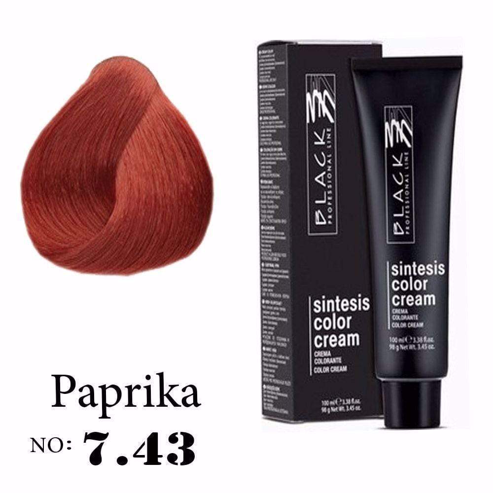 Black Sintesis Color Cream Paprika 7.43