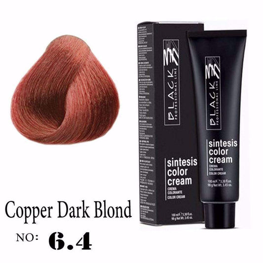 Black Sintesesis Color Cream Copper Dark Blond 6.4