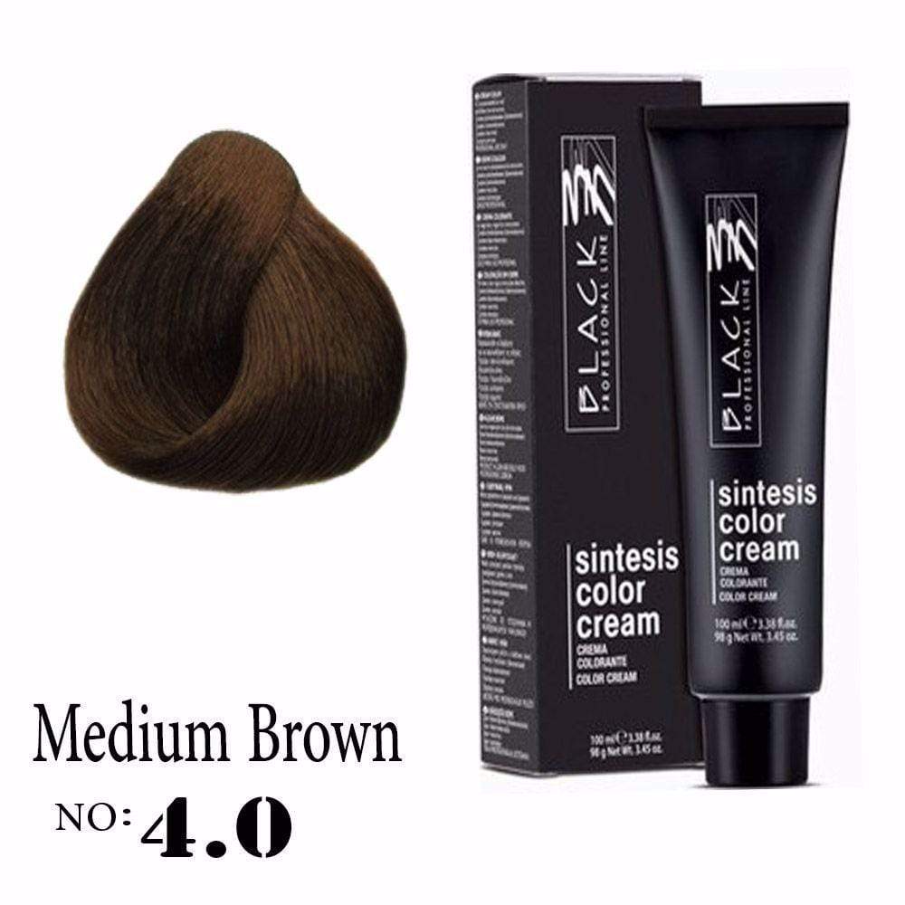 Black Sintesis Color Cream Medium Brown 4.0