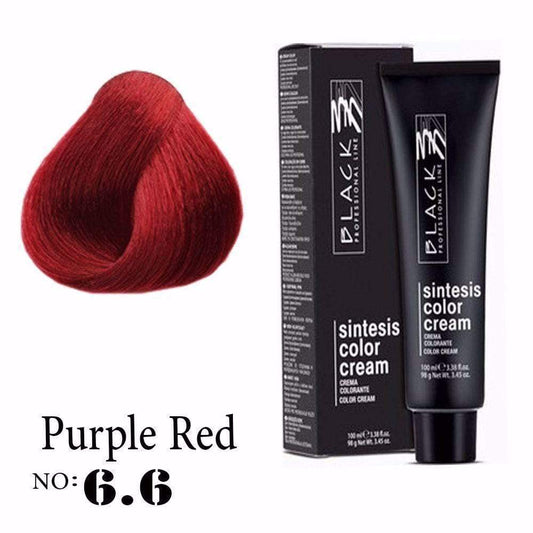 Black Sintesesis Color Cream Purple Red 6.6