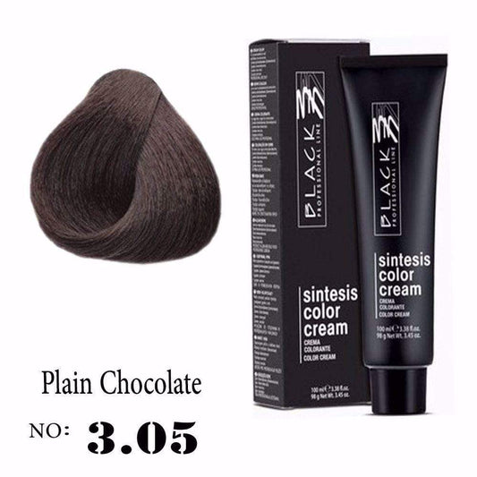 Black Sintesis Color Cream Plain Chocolate 3.05