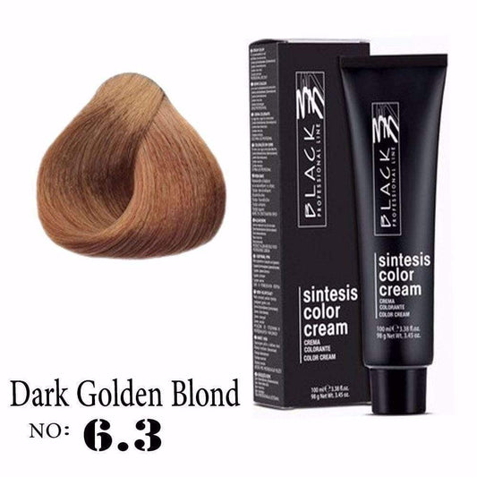 Black Sintesis Color Cream Dark Golden Blond 6.3