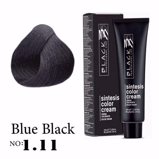 Black Sintesis Color Cream Blue Black 1.11