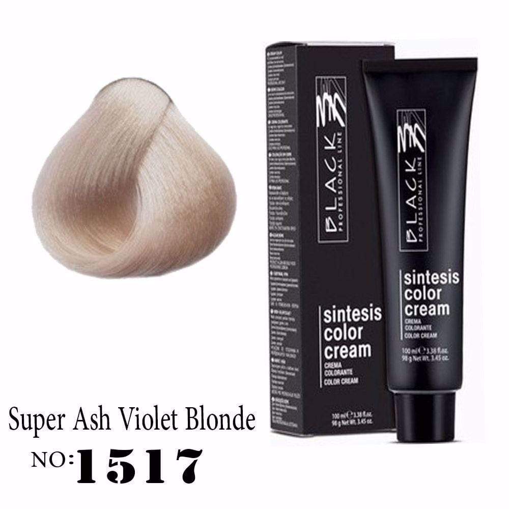 Black Sintesis Color Cream Super Ash Violet Blonde 1517