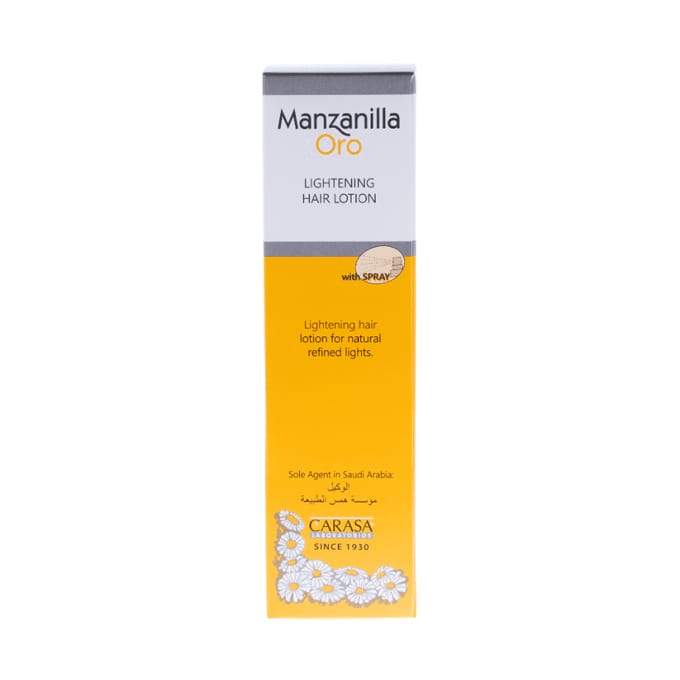 Manzanilla Oro Lightening Hair Lotion Spray 180 ml