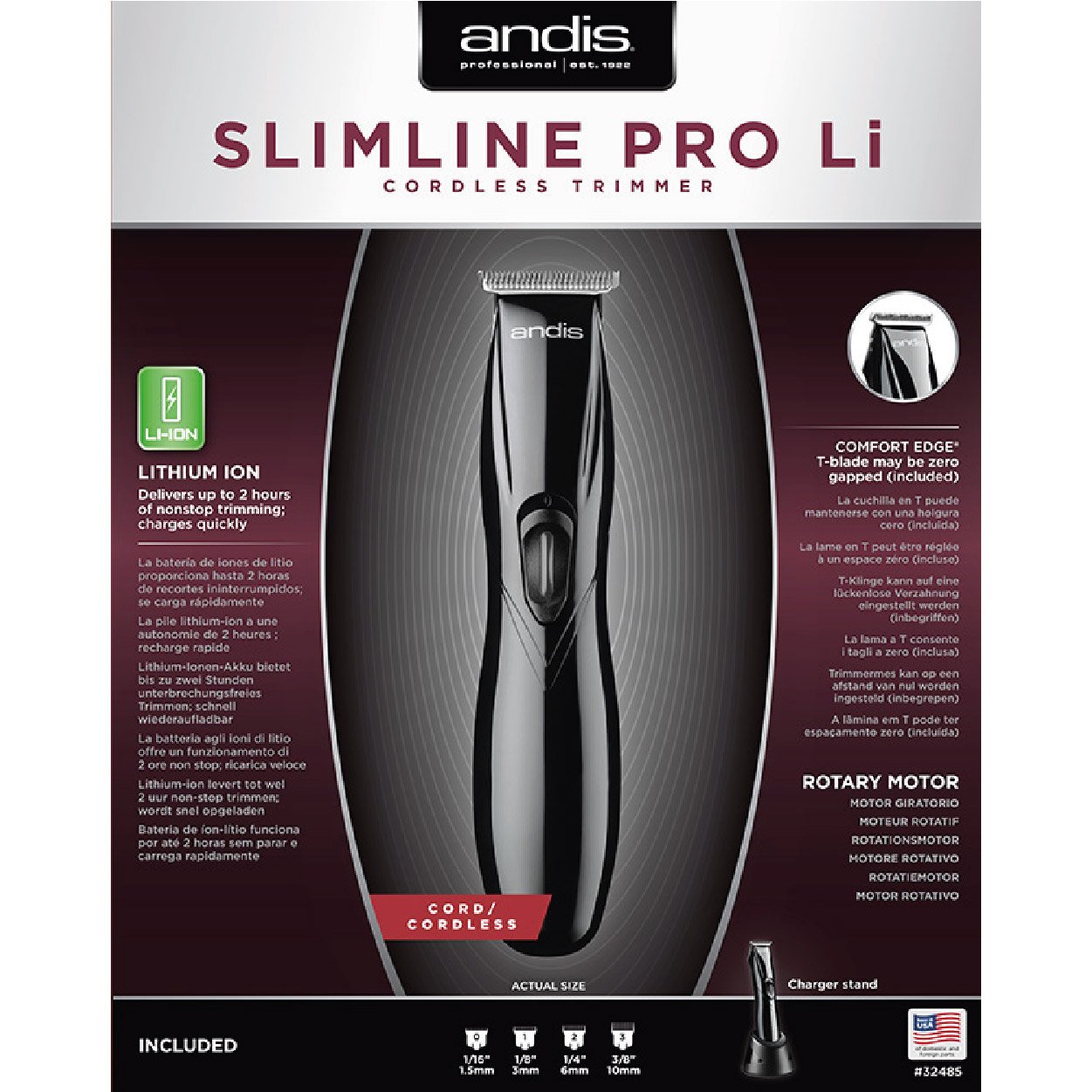 Andis Slimline® Pro Li T-Blade Trimmer32485