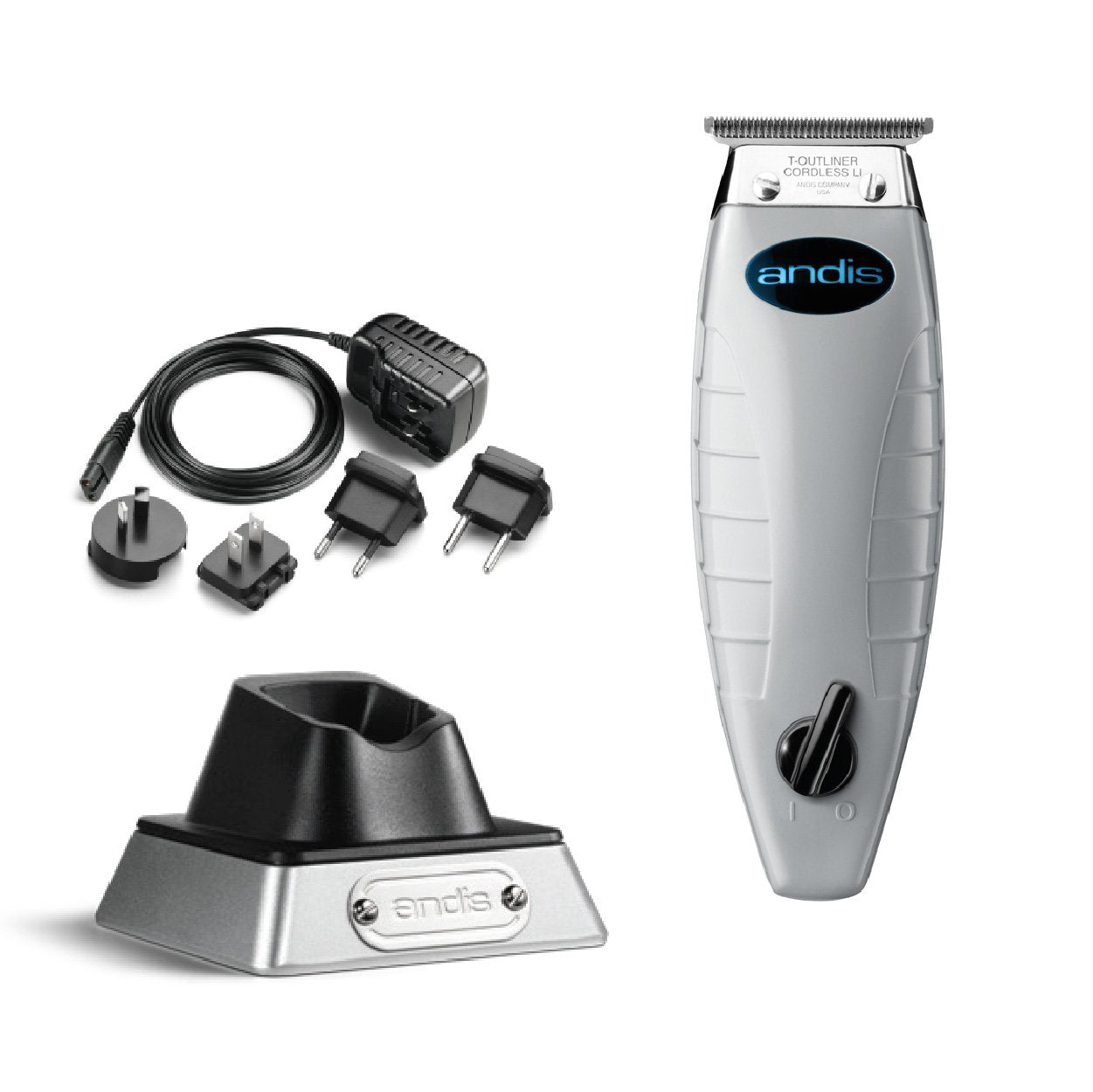 Andis Cordless T-Outliner Li Trimmer 74005 FEATURES: The classic performance you expect from the T-Outliner, now with cordless freedom and convenience.