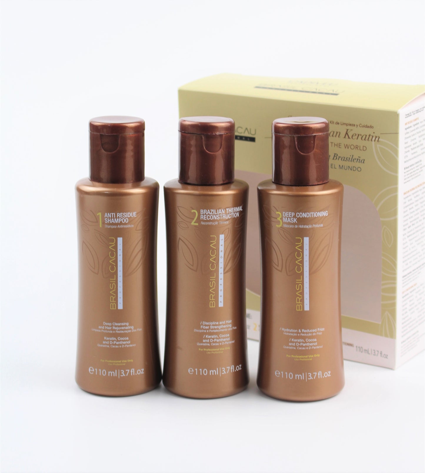 Cadiveu Brasil Cacau Keratin Kit 3X110 Ml