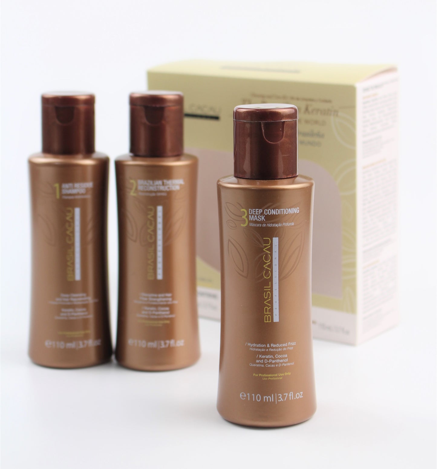 Cadiveu Brasil Cacau Keratin Kit 3X110 Ml