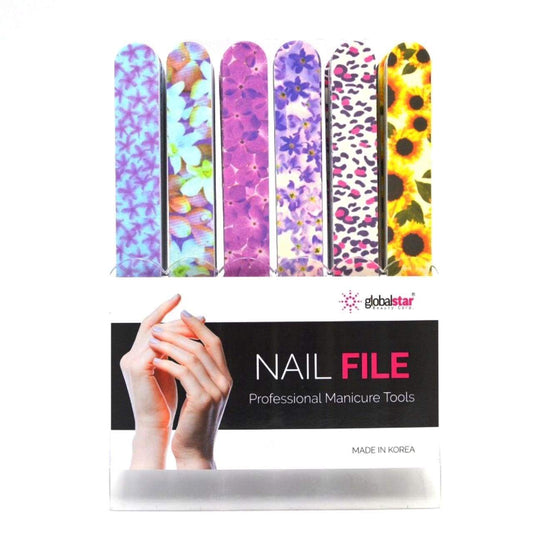 Globalstar Flower Design Nail Files CB1F