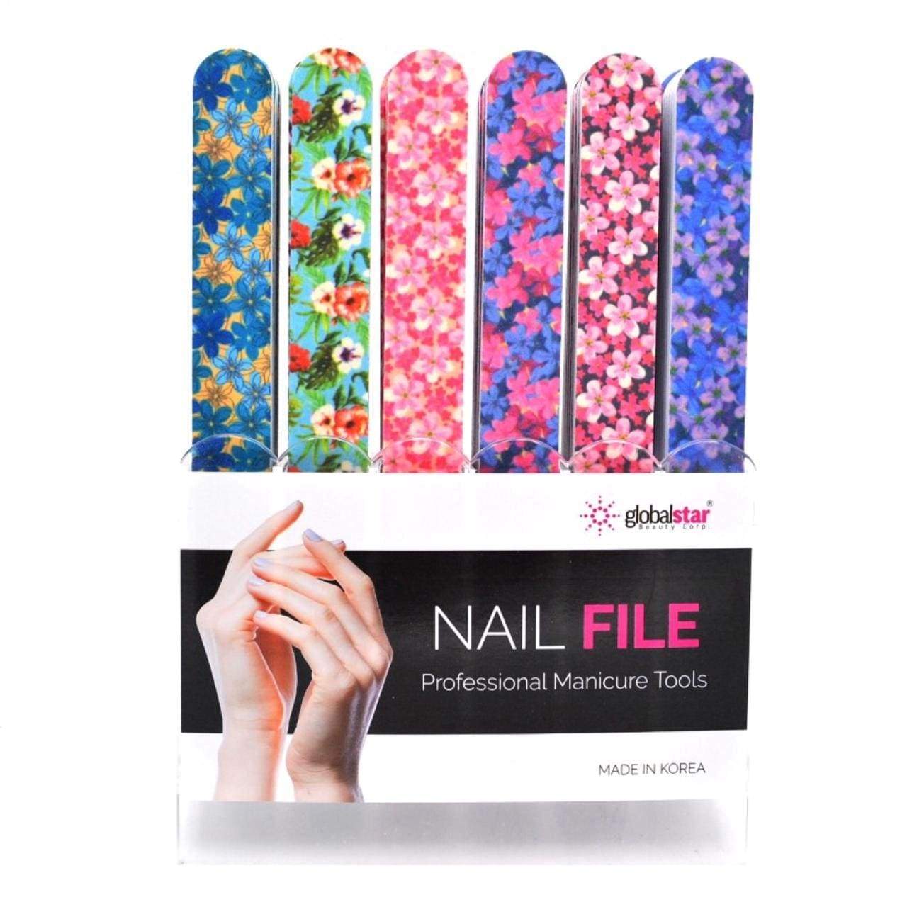 Globalstar Flower Design Nail File CB2F