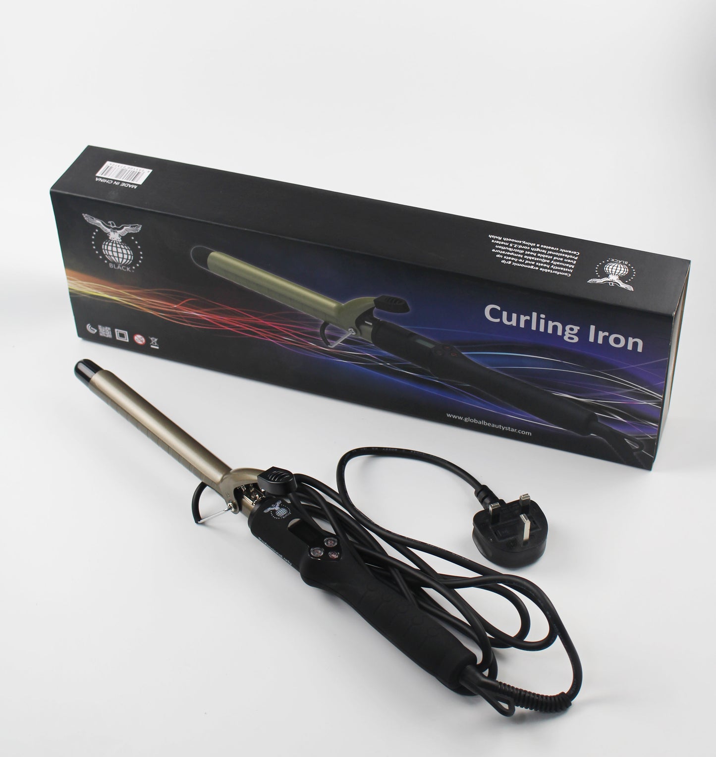 Black Curling Iron - HC-19