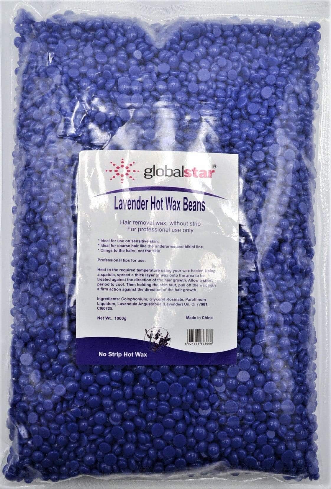 Globalstar Hair Removal Wax Beans - 1000g