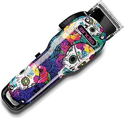 HAIRCARE2U2 ANDIS 73090 CORDLESS USPRO LI SUGAR SKULL DESGIN CLIPPER LIGHTWEIGHT: 25% lighter than the corded us PRO Clipper BEST FOR: All-around cutting plus cord-free