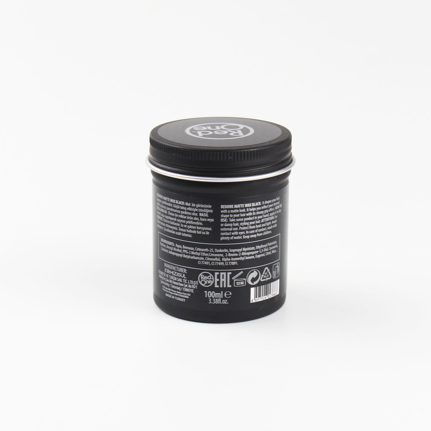 RED ONE - MATTE HAIR WAX-black