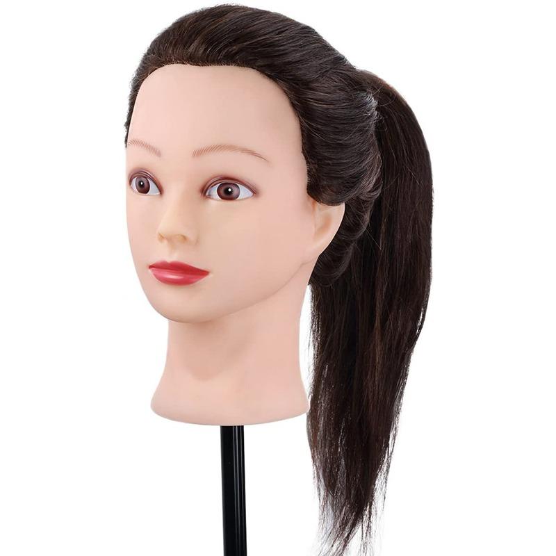 Mannequin Head With Mixed Hair For Training-BS-401