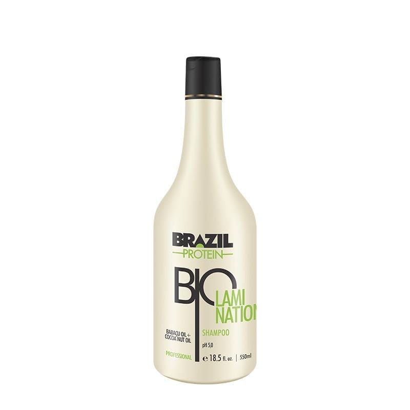 Bio Lamination Brazil Protein After Care Shampoo White 550 ml