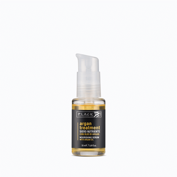 Black Nourishing Hair Serum With Argan Oil Argan Treatment 50ml