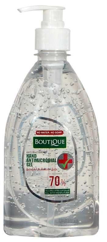 Boutique hand sanitizer gel 500ml
