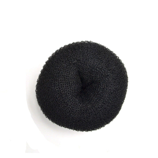 Black Medium Donut Bun Color Black - B30G