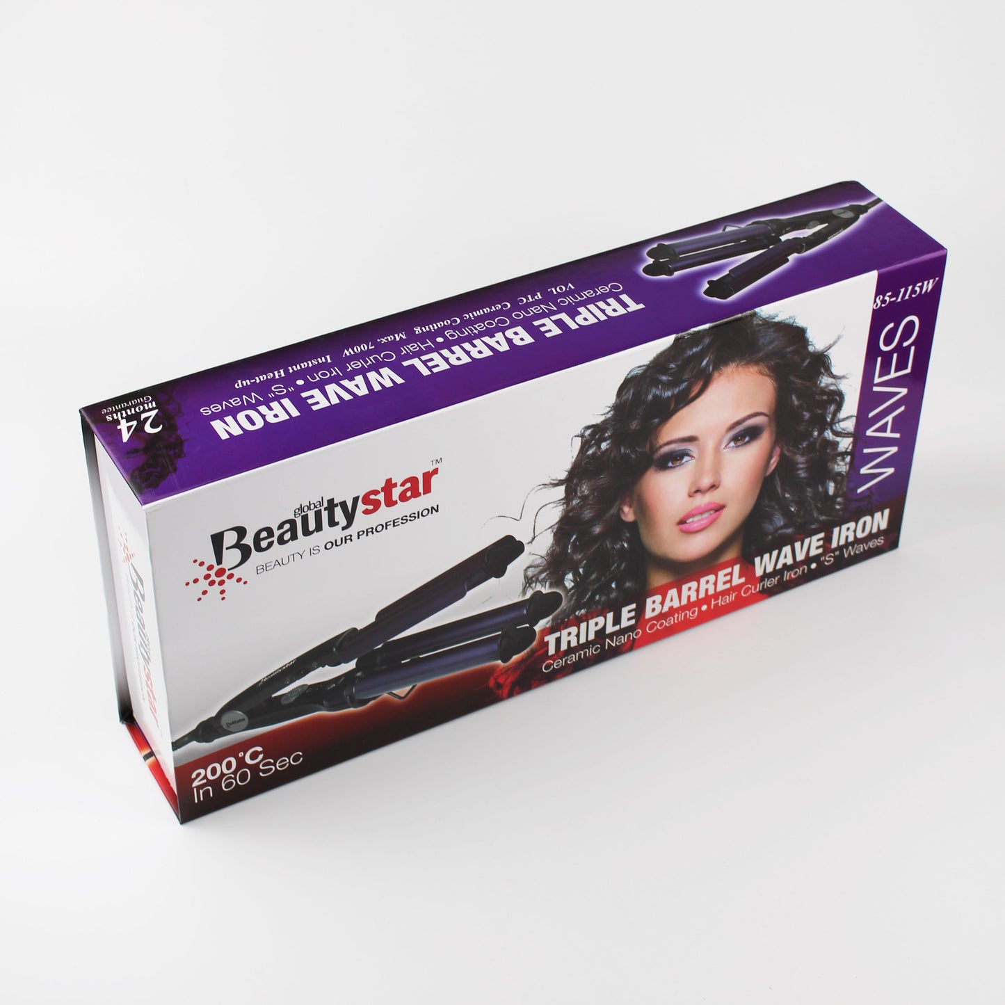 global beauty star - Tripe Barrel Waver Iron