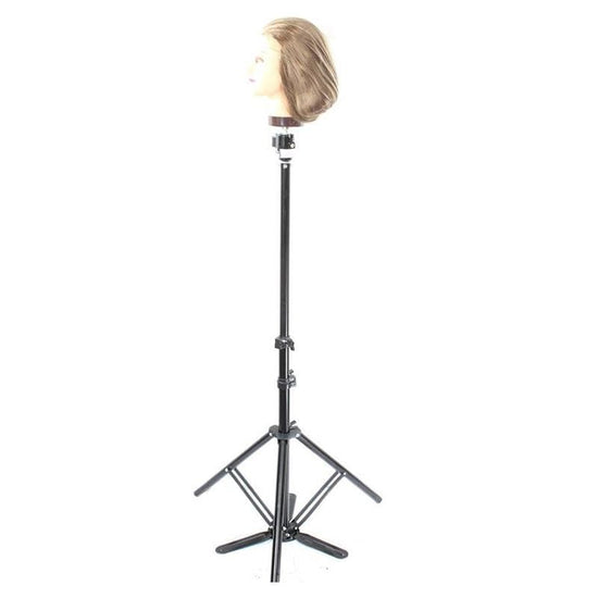 Tripod Stand Hairdressing Training Mannequin Head Holder ST-1002
