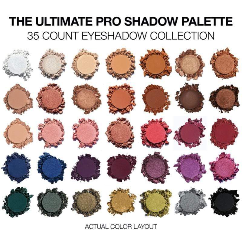 The Ultimate Pro Shadow Palette 35 Count Eyeshadow Collection