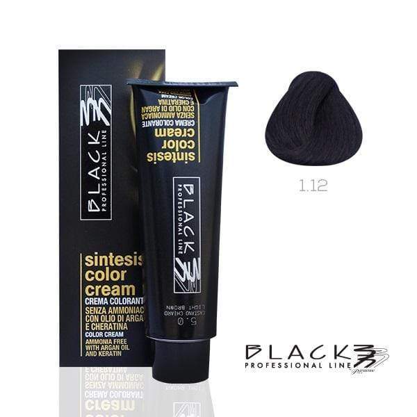 Black  Sintesis Color Cream Ammonia Free Violet Black N1.12