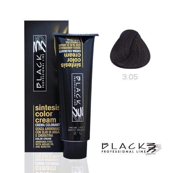 Black  Sintesis Color Cream Ammonia Free Plain Chocolate N3.05